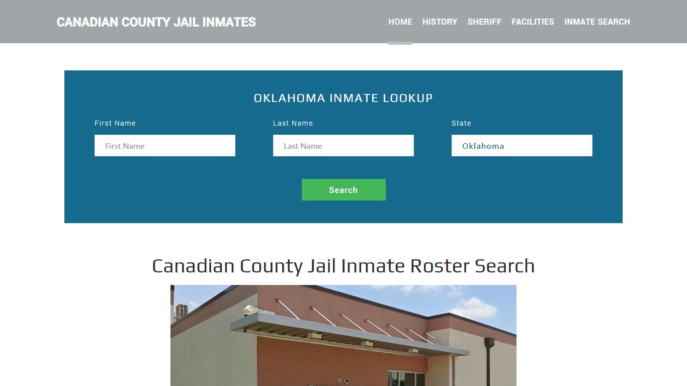 Canadian County Jail Inmate Roster Lookup, El Reno, OK